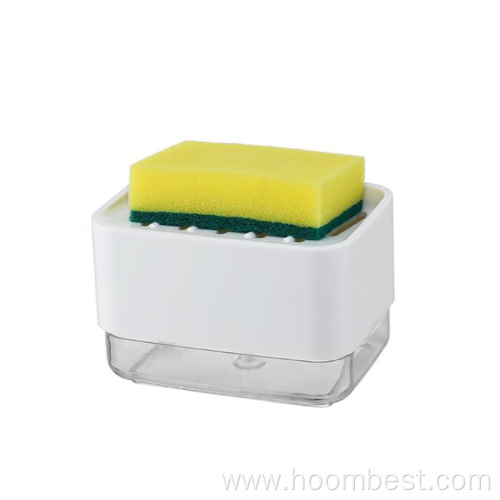 Soap Dispenser for Kitchen and Sponge Holder